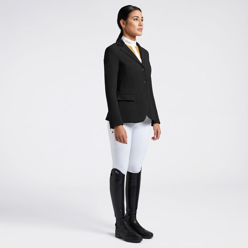 Cavalleria Toscana Women's Competition zip riding jacket mørk grå
