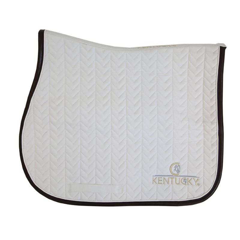 Kentucky Saddle Pad Fishbone Leather SJ