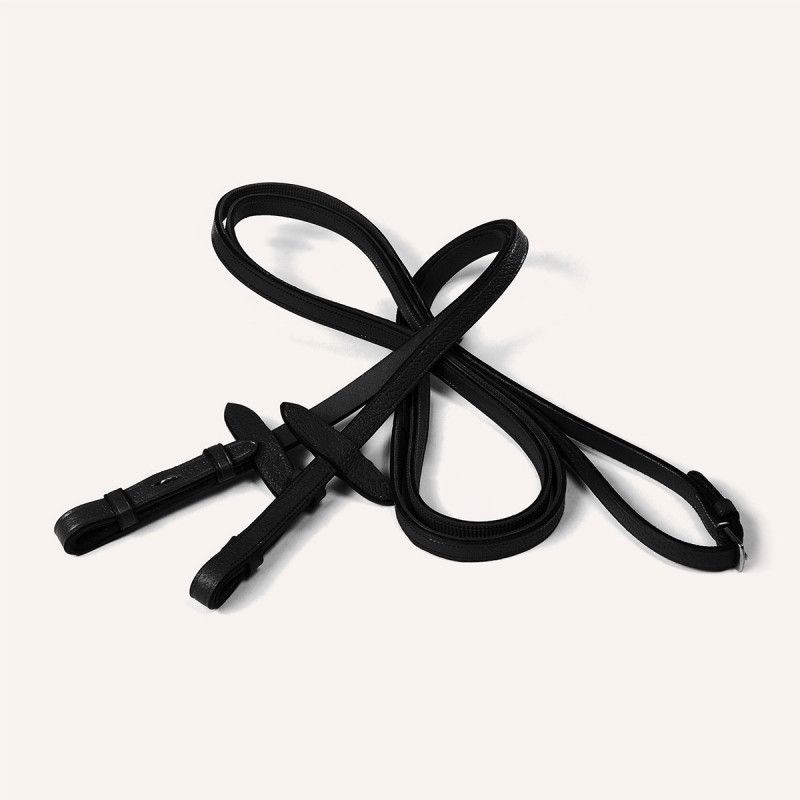 Butet 13mm half-rubber curb reins