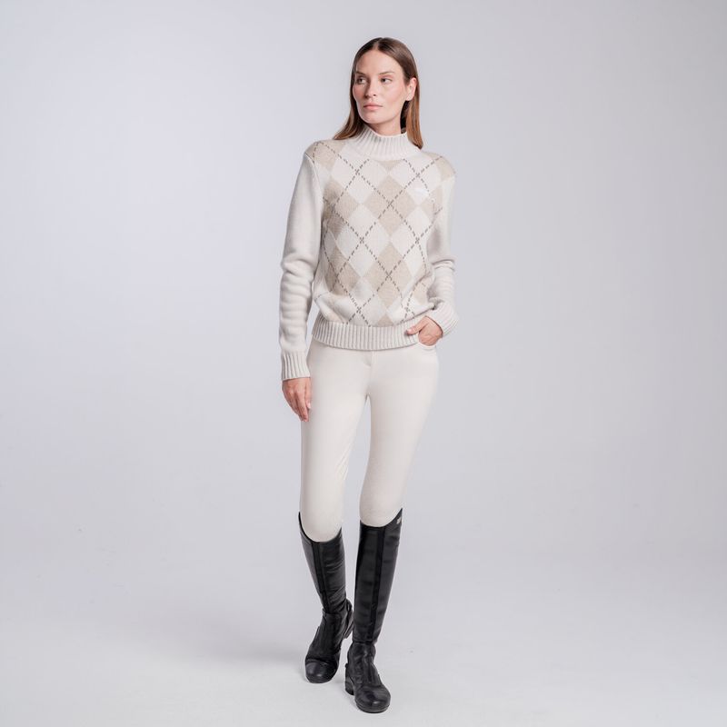 Cavalleria Toscana Women’s pure wool high-neck sweater