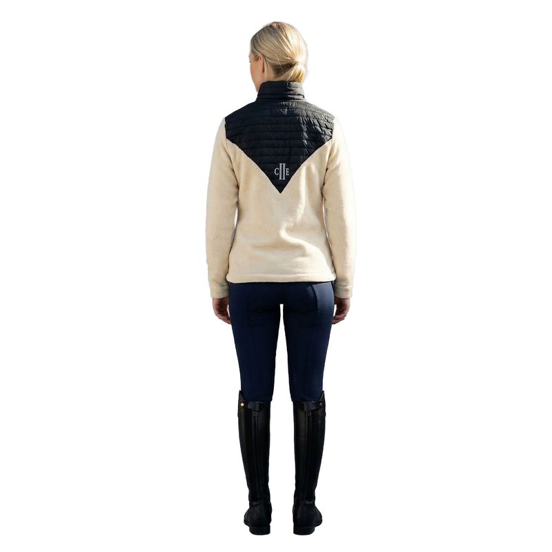 VICTORIA Ladies Ladies Coral Fleece Jacket - beige