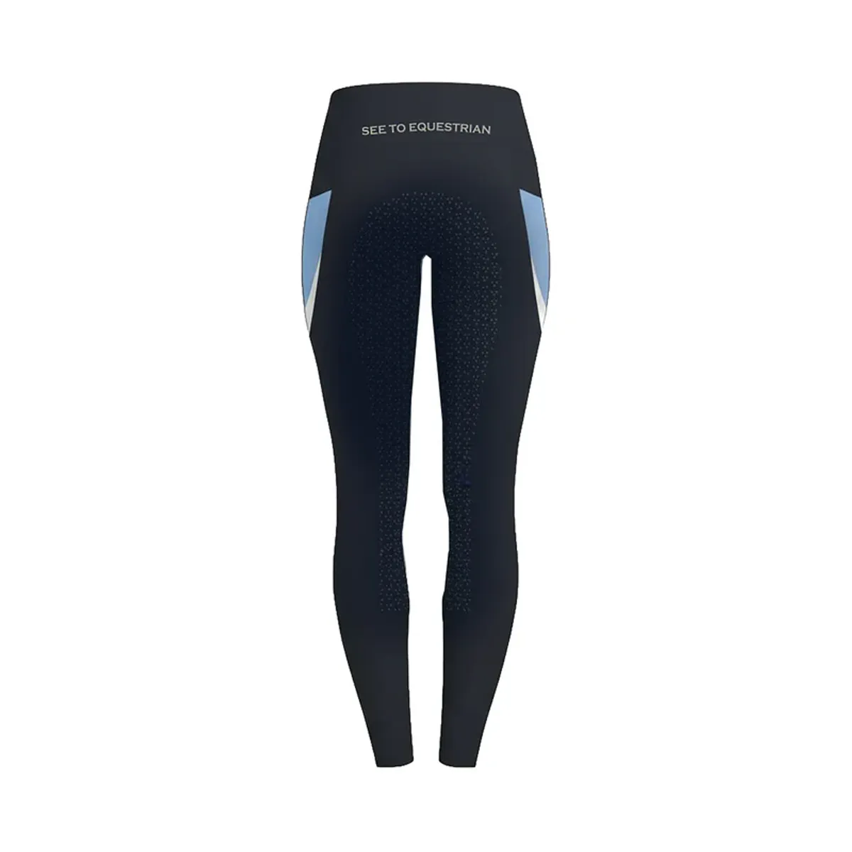 BRIDGE Ladies FG Color Blocks Riding Thights Navy (Black Iris)