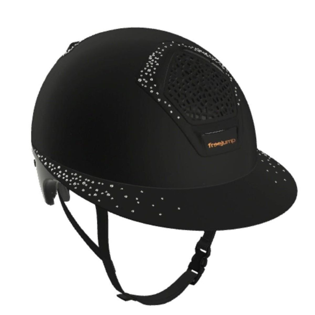 Freejump Voronoï Crystal svart matte black krystalls u/temple protection 