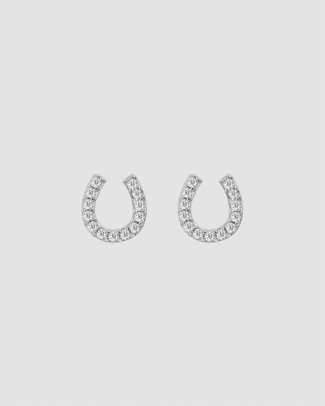 LILLY – Horseshoe Ørepynt Sølv
