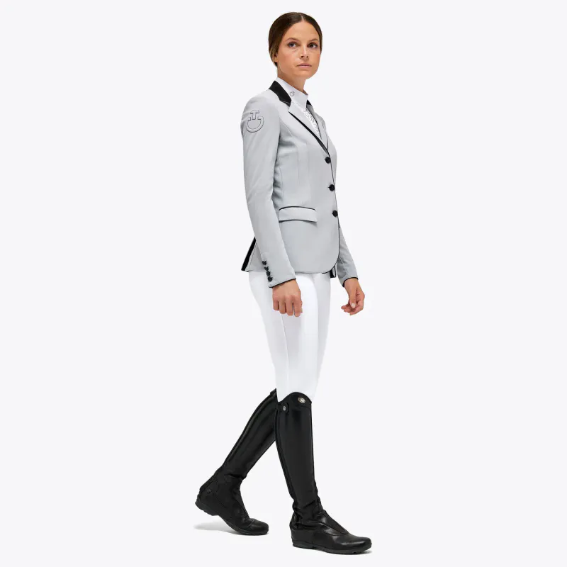 Cavalleria Toscana Women's Competition Jacket with Buttons - grey