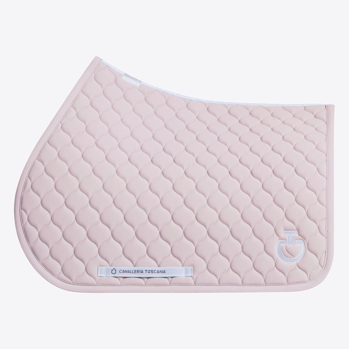 Cavalleria Toscana Jumping Saddle Pad with Circular Quilting - Violet Ice