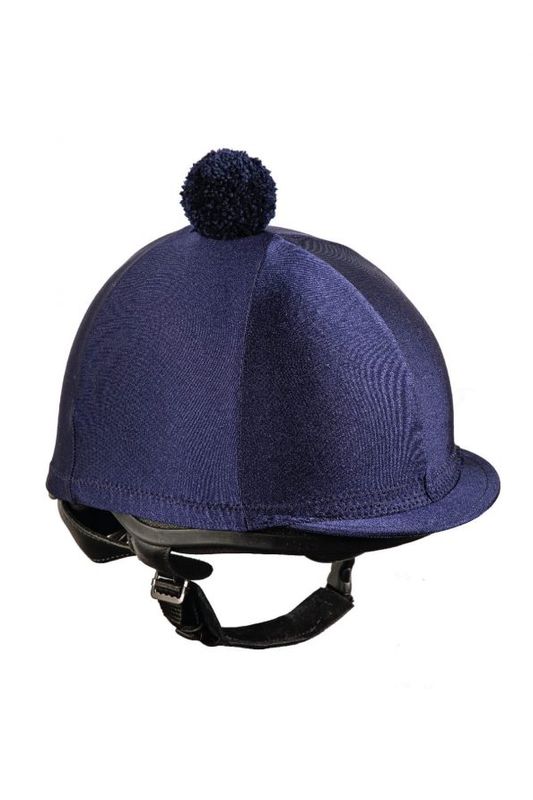 Race/Exercise Helmet Cover with Pom Pom