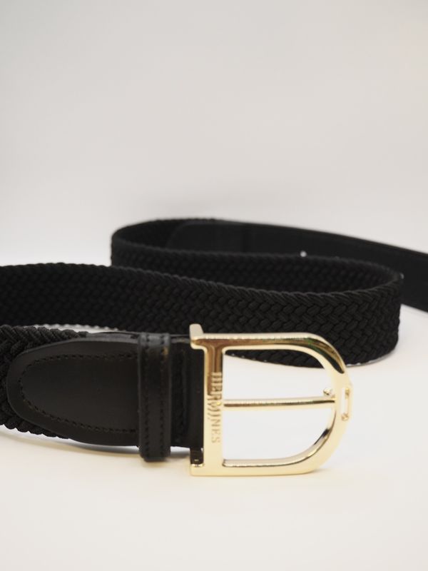 Hermines CLASSIC – Stretch Leather Belt Blue