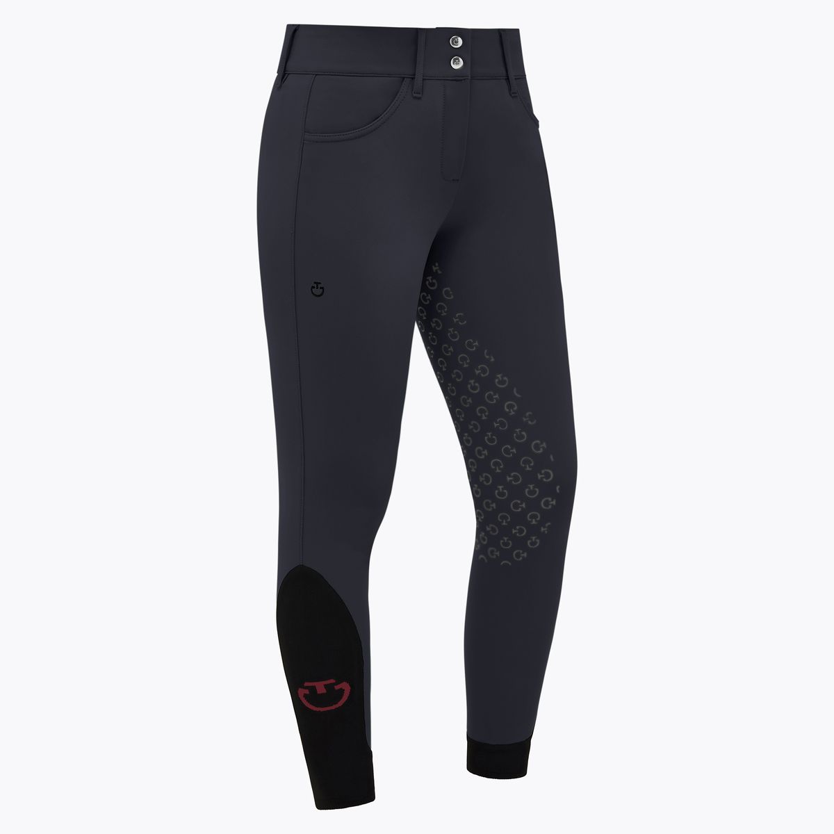 Cavalleria Toscana Women's full grip dressage breeches - Charcoal