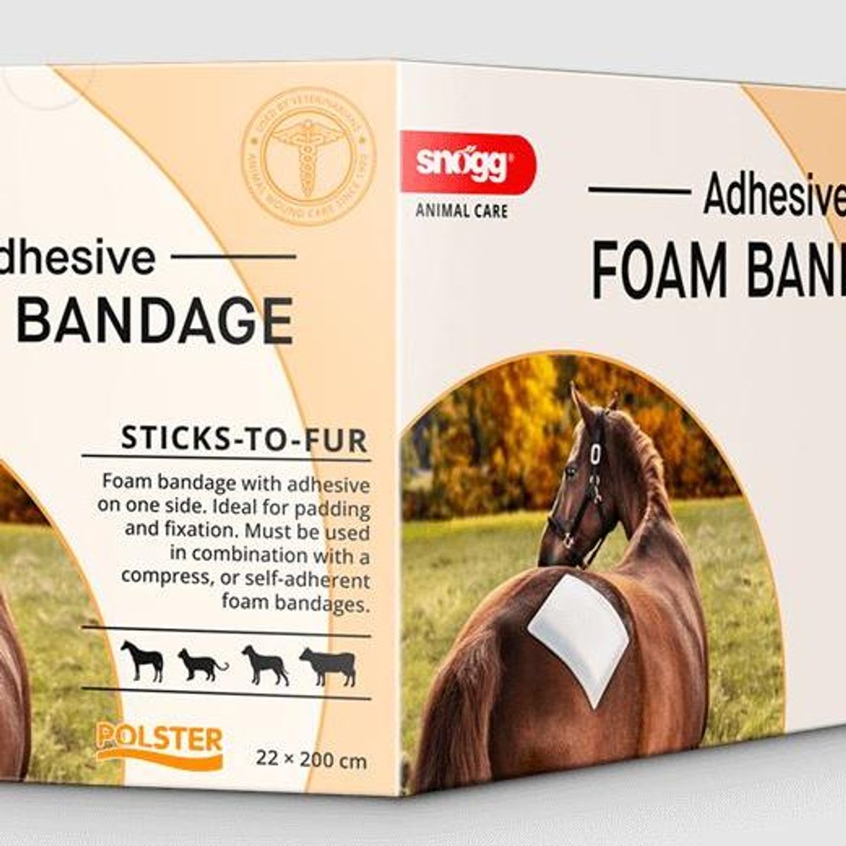 Snøgg Adhesive Foam Bandage 22x200cm 