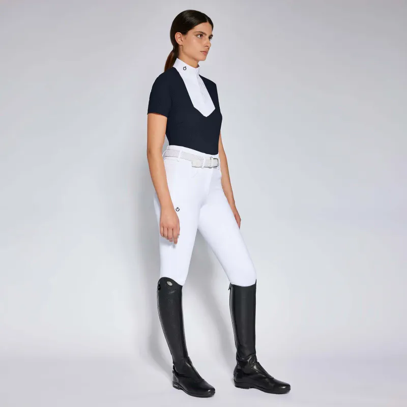 Cavalleria Toscana Women's Competition Shirt S/S Perforated Jers