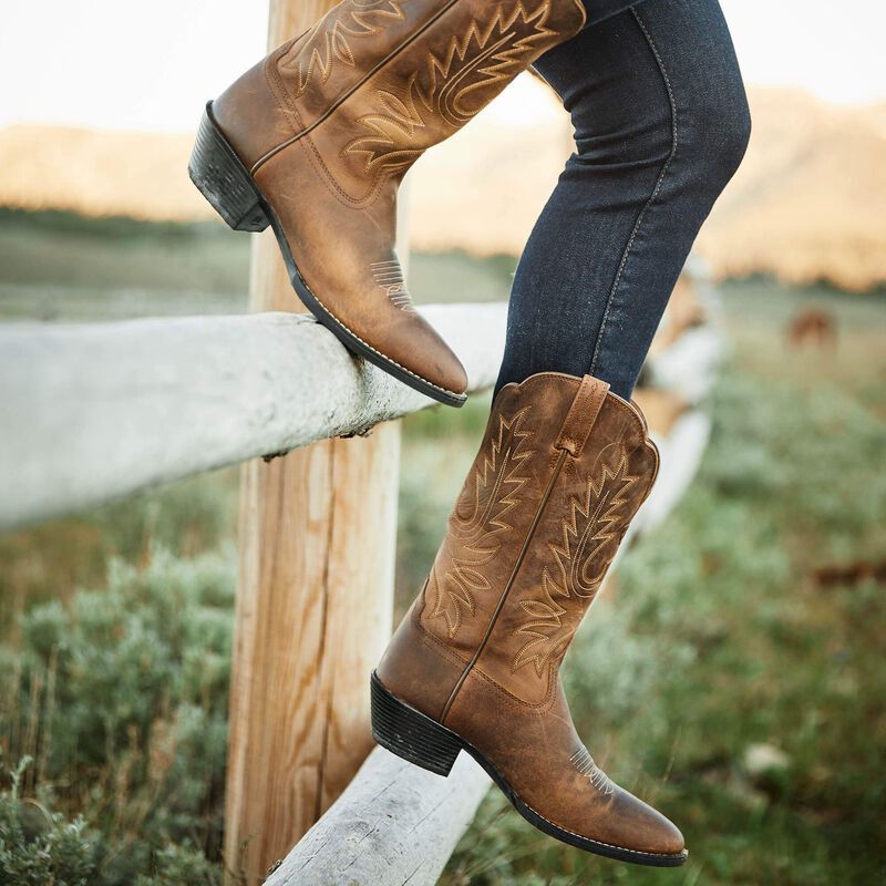 WMS HERITAGE R TOE WESTERN BOOT