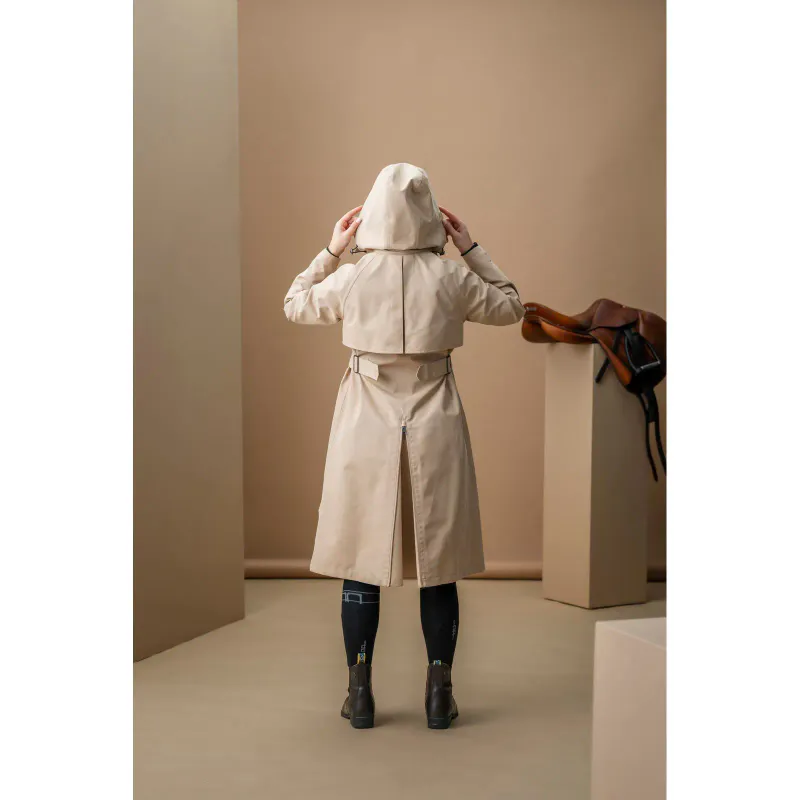  Alessandro Albanese Women's Isabella Riding Trench Coat - Sand
