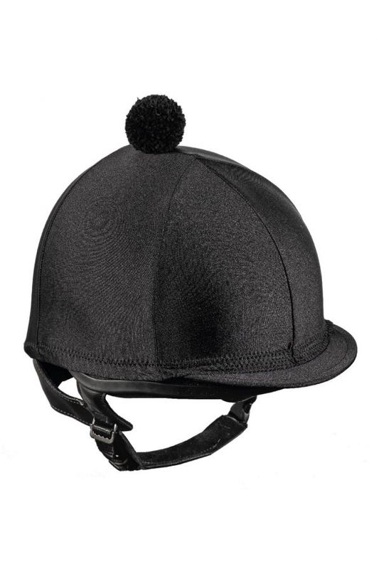 Race/Exercise Helmet Cover with Pom Pom